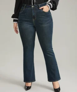 Cotton Bootcut Dark Wash Very Stretchy Jeans