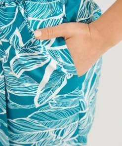 Plant Print Button Through Pocket Belt Cami Jumpsuit -Clothing Shop 107977429 vl 9ec8b09a bf18 4b92 8124 aeab14b61aa6