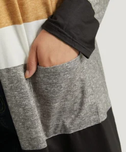 Halloween Anti-Wrinkle Colorblock Contrast Pocket Open Front Kimono -Clothing Shop 111509018 tw e5e33ea3 fdc8 4551 ae0a 8cb8b47a6be5