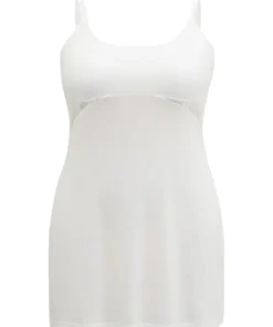 Contrast Lace Adjustable Straps Sleep Cami Dress -Clothing Shop 11946356 ud