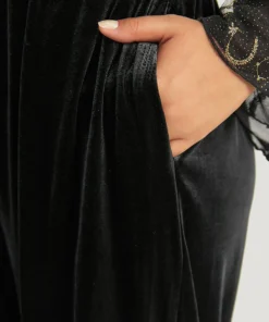 Halloween Moon & Star Glitter Mesh Crisscross Neck Jumpsuit 15 Halloween Moon & Star Glitter Mesh Crisscross Neck Jumpsuit -Clothing Shop 123375319 hk