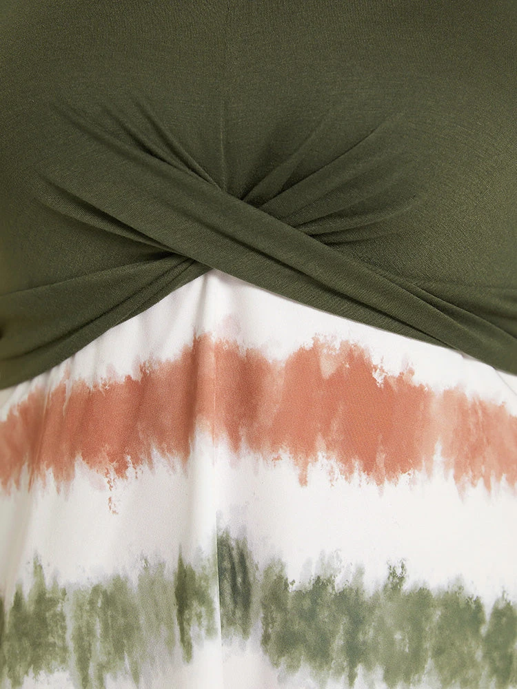 Supersoft Essentials Tie Dye Patchwork Pocket Crossover Cami Dress 11 Supersoft Essentials Tie Dye Patchwork Pocket Crossover Cami Dress - Image 9