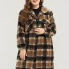 Plaid Flap Pocket Button Up Teddy Coat -Clothing Shop 126512721 zj dbe2d8f8 539a 407b 8459 921db3266cd4