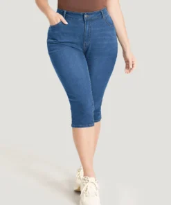 Skinny Very Stretchy Dark Wash Split Knee Denim Shorts -Clothing Shop 128885861 kf 9e286e4e 9e9c 42b5 9db3 ae5f7d154d47