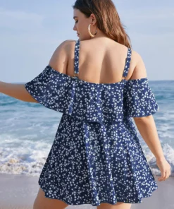 Ditsy Floral Cold Shoulder Sculpt Waist Ruffles Swim Dress 37 Ditsy Floral Cold Shoulder Sculpt Waist Ruffles Swim Dress -Clothing Shop 136026398 dg 60c0ae31 fa1b 4b42 a373 ddcd94b6050a