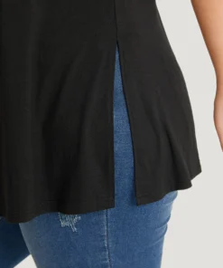 Supersoft Essentials Solid Split Side Crew Neck Tank Top 16 Supersoft Essentials Solid Split Side Crew Neck Tank Top -Clothing Shop 13794601 kw ab7c45bc 451c 4b6e b0d8 f37972c8c5fd