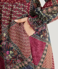 Bandana Print Shirred Flutter Hem Dress 21 Bandana Print Shirred Flutter Hem Dress -Clothing Shop 140579137 lo 89321f6a cff7 47bf 9489 f5d89f1535ac