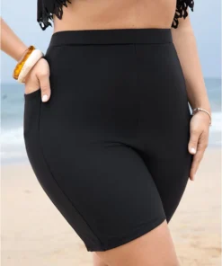 High Waist Pocket Side Swim Shorts 25 High Waist Pocket Side Swim Shorts -Clothing Shop 141919392 ws d5b77135 384b 47ba 9558 166840e8b5cc