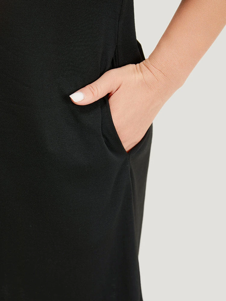 Supersoft Essentials Tropical Print Pocket Cold Shoulder Tassel Trim Dress 9 Supersoft Essentials Tropical Print Pocket Cold Shoulder Tassel Trim Dress - Image 7