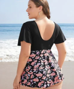 Floral Patchwork Drawstring Ruffle Sleeve Tankini Top 10 Floral Patchwork Drawstring Ruffle Sleeve Tankini Top -Clothing Shop 154155830 ow 00d29525 bd20 4266 bbde 09409cf0f96c