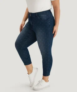 Polka Dot High Rise Very Stretchy Jeans 12 Polka Dot High Rise Very Stretchy Jeans -Clothing Shop 161276648 mz