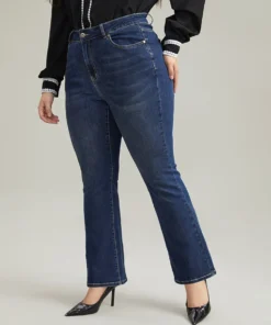 Cotton Bootcut Dark Wash Very Stretchy Jeans -Clothing Shop 176014444 ma b8342a5a b955 4515 9746 2b925b43e984