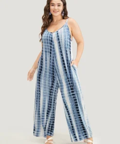 Tie Dye Adjustable Straps Pocket Cami Jumpsuit -Clothing Shop 178457939 pr c7657e29 351c 49bd 848e d881cfd1fa7f