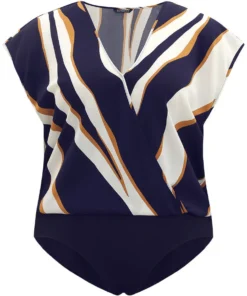 Water Ripple Surplice Neck Dolman Sleeve Bodysuit 19 Water Ripple Surplice Neck Dolman Sleeve Bodysuit -Clothing Shop 179275941 ce