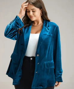 Plain Button Fly Flap Pocket Blazer 13 Plain Button Fly Flap Pocket Blazer -Clothing Shop 180137372 rr 8e704e72 6a30 49ef 9062 414f237a76bc