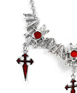 Halloween Bat Cross Jewelry Accessory Sets -Clothing Shop 186494396 zb