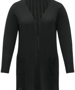 Solid Rib Knit Pocket Lightweight Tunic Cardigan -Clothing Shop 189171313 go 1fbd96d3 04c0 477a bd7c a64b1cfdbfea