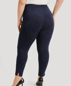 Plain Skinny Split Hem Pocket Pants -Clothing Shop 189815360 ub 356a9870 baa2 4355 bac2 d502a6649e5c