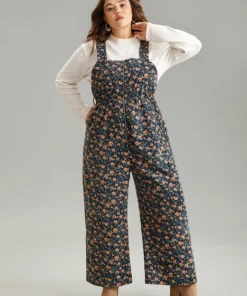 Ditsy Floral O Ring Zipper Corduroy Jumpsuit -Clothing Shop 190028511 mk 64494b40 4c3f 4e24 880e e158fa2505d3