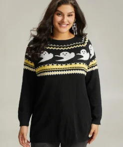 Supersoft Essentials Halloween Print Crew Neck Raglan Sleeve Pullover -Clothing Shop 19351137 id 1c63bf6b 4a15 4605 8f2e d0b8b3f8411f