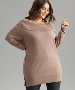 Supersoft Essentials Anti-Pilling Off Shoulder Pullover