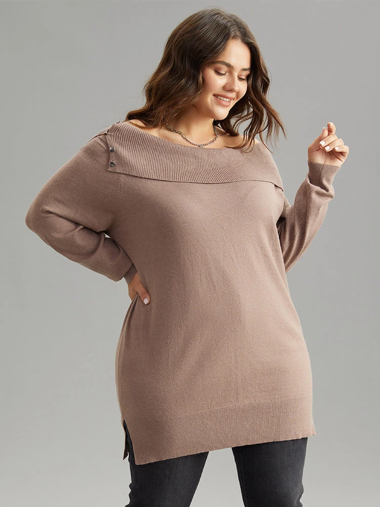 Supersoft Essentials Anti-Pilling Off Shoulder Pullover 3 Supersoft Essentials Anti-Pilling Off Shoulder Pullover