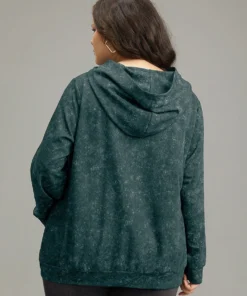 Letter Vintage Hooded Pocket Sweatshirt -Clothing Shop 200435650 tj 06bed800 f8ef 4e4b a84e c4c1142d6149