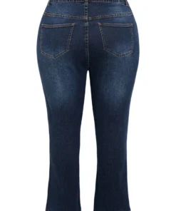 Bootcut Very Stretchy High Rise Dark Wash Button Side Jeans -Clothing Shop 202935024 at 4cdb9cdf 5ff2 46a8 8fb6 4aa71908d90e