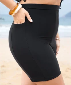 High Waist Pocket Side Swim Shorts 23 High Waist Pocket Side Swim Shorts -Clothing Shop 205111048 iw 68224923 e77b 4c2d a001 4c24fa642d9c