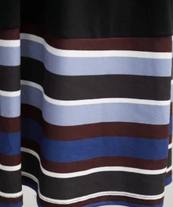 Striped Patchwork Contrast Crew Neck Dress -Clothing Shop 205666386 lb 233b93d3 921c 4fb9 a1de 36f927fcbc39