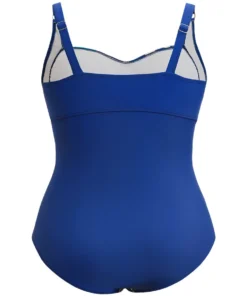 Floral Ruched Crossover Front Sculpt Waist One Piece Swimsuit -Clothing Shop 207912168 yb