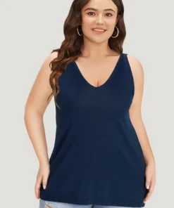 Supersoft Essentials Solid Patchwork Sleeveless Pullover