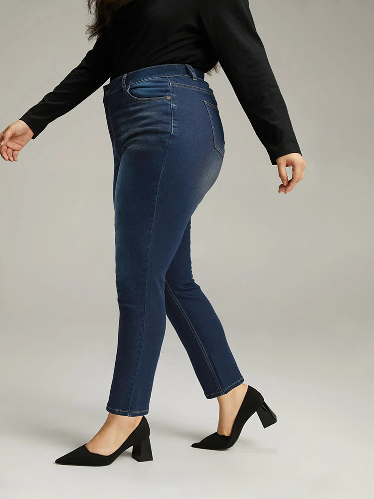 Plain Skinny Straight Leg Jeans 19 Plain Skinny Straight Leg Jeans - Image 17