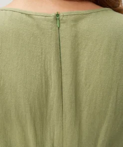 Plain Pocket Belted Button Through Jumpsuit -Clothing Shop 22499908 xb