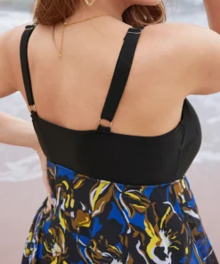 Tropical Print Patchwork A Line Ruched Swim Dress 22 Tropical Print Patchwork A Line Ruched Swim Dress -Clothing Shop 231710432 gt 01144190 dab3 4007 ae00 34fef9a86ab6