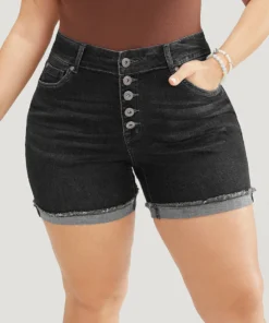 Skinny Very Stretchy Dark Wash Single Breasted Denim Shorts 29 Skinny Very Stretchy Dark Wash Single Breasted Denim Shorts -Clothing Shop 233654652 nk d2668e9e 4797 401f 9aef cf5d180d5cea