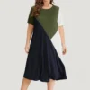 Supersoft Essentials Colorblock Pocket Contrast Midi Dress -Clothing Shop 235537084 dp 2f33c593 2efc 4c32 9ae3 a51e6c48727a