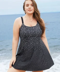 Polka Dot Sculpt Waist A Line Swim Dress 13 Polka Dot Sculpt Waist A Line Swim Dress -Clothing Shop 239228275 rd 492404d0 1d7a 428c a0bf e277119bb943