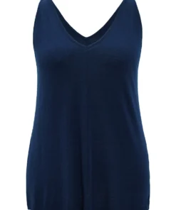 Supersoft Essentials Solid Patchwork Sleeveless Pullover -Clothing Shop 240540577 yt