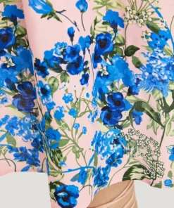 Floral & Butterfly Print Contrast Lace Pocket Belted Ruffles Dress -Clothing Shop 243903202 ux 78a2abb5 79de 46d0 85d7 c9a61b101775