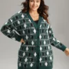 Supersoft Essentials Christmas Contrast Geometric Cardigan 2 Supersoft Essentials Christmas Contrast Geometric Cardigan -Clothing Shop 244451416 ca