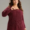 High Low Hem Lace Up Split Side Pullover -Clothing Shop 247583663 py