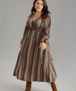 Bandana Print Wrap Shirred Dress -Clothing Shop 248952277 vy 3650f9ef cfe7 476a 9c6f abe8bd257339