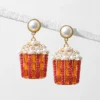 Popcorn Pearl Beaded Drop Earrings -Clothing Shop 25285180 ib 29e88ef3 d8a2 4794 95c3 6297ab3b2159