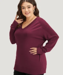 Supersoft Essentials Solid Cut Out Patchwork Pullover 35 Supersoft Essentials Solid Cut Out Patchwork Pullover -Clothing Shop 25399859 pg 104551de ecc9 4edb 88ea a6769704af40