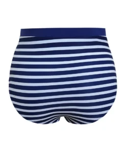Striped Patchwork Bikini Bottom -Clothing Shop 256233051 ts