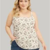 Ditsy Floral Adjustable Straps Scoop Neck Cami Top -Clothing Shop 25799160 tp 5ec9e838 ef11 4f99 9a92 f3761c56475f