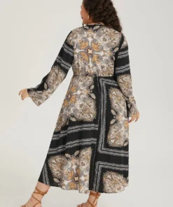 Bandana Print Split Side Tassels Ties Dress -Clothing Shop 259396986 me 1df38ff8 4553 4b9b 9285 3be7acc1c9dc