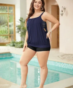 Bandana Patchwork Contrast Gathered Cut Out Tankini Top 37 Bandana Patchwork Contrast Gathered Cut Out Tankini Top -Clothing Shop 260812857 zq 50481ad7 b2ee 452e a90f 2b55bda2bc40