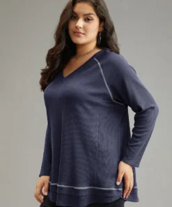 Plain Textured Stitch Raglan Sleeve Sweatshirt 39 Plain Textured Stitch Raglan Sleeve Sweatshirt -Clothing Shop 262591118 hz